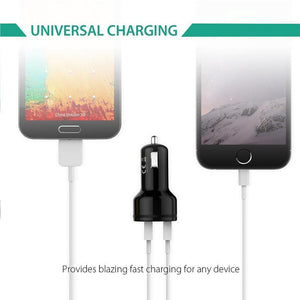 Planet Gates Car Charger Quick Charge 3.0 Fast QC3.0 USB Car Mobile Phone Charger for iPhone Xiaomi mi7 Samsung s8 as Aukey car-charger