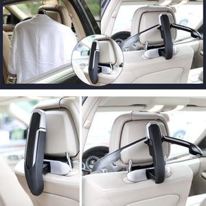 Planet Gates Car Coat Hanger Mutifunction Car Seat Back Clip Clothes Suit Jacket Slip Hanger Folding Vehicle Fastener Back Seat Coat Hanger