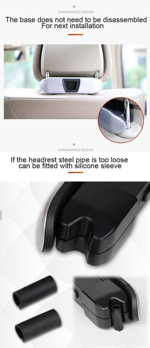 Planet Gates Car Coat Hanger Mutifunction Car Seat Back Clip Clothes Suit Jacket Slip Hanger Folding Vehicle Fastener Back Seat Coat Hanger