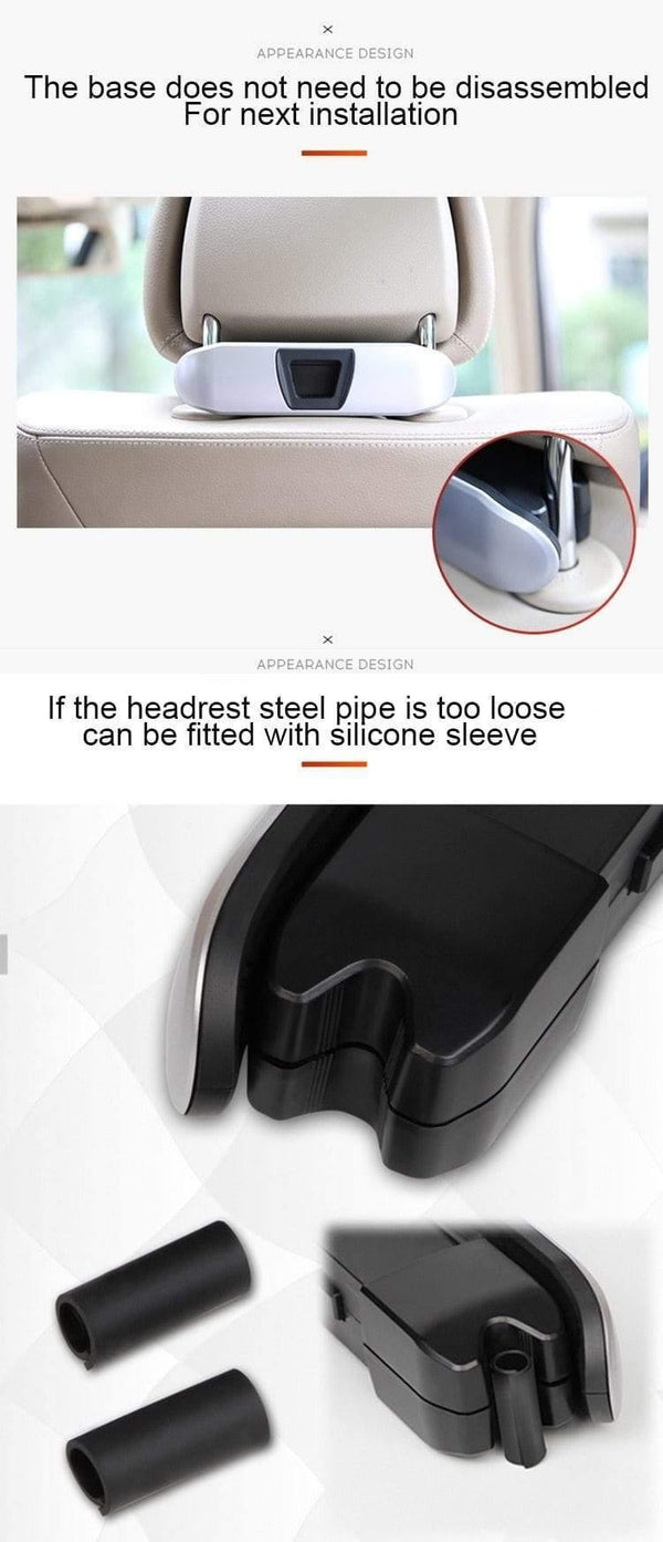 Planet Gates Car Coat Hanger Mutifunction Car Seat Back Clip Clothes Suit Jacket Slip Hanger Folding Vehicle Fastener Back Seat Coat Hanger