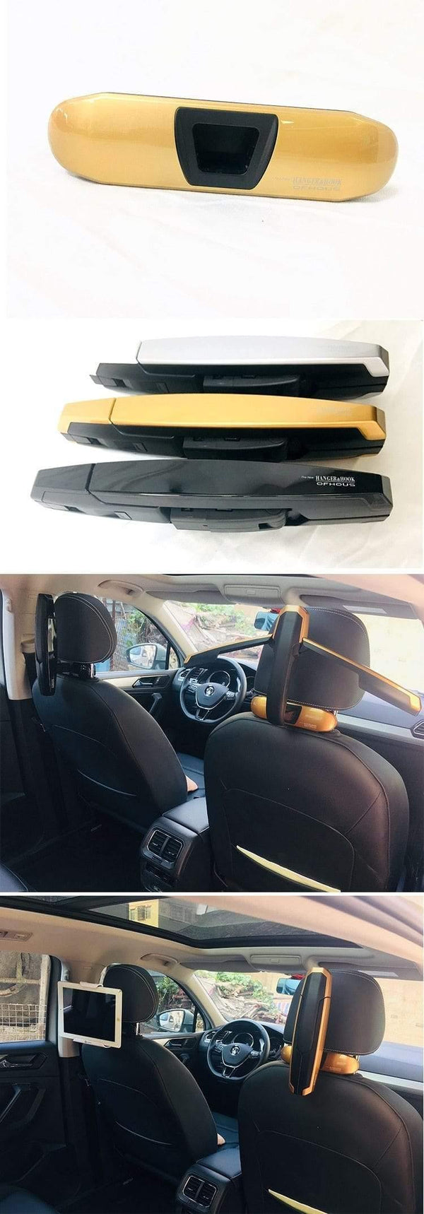 Planet Gates Car Coat Hanger Mutifunction Car Seat Back Clip Clothes Suit Jacket Slip Hanger Folding Vehicle Fastener Back Seat Coat Hanger