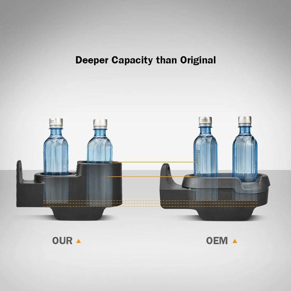 Planet Gates Car Drinks Holder Cup Mount Center Console Double Deeper Cup Holder for Smart Fortwo 451 2007-2015 Car Bottle Organizer