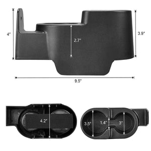 Planet Gates Car Drinks Holder Cup Mount Center Console Double Deeper Cup Holder for Smart Fortwo 451 2007-2015 Car Bottle Organizer
