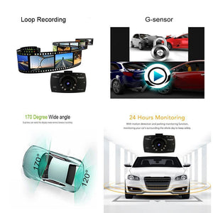 Planet Gates Car DVR Camera 2.7 " G30 Full HD 1080P 170 Degree Dashcam Registrars Night Vision Video Recorder G-Sensor Dash Cam DVRs