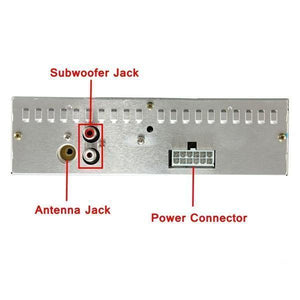 Planet Gates Car Electronics 12V Autoradio Audio Player 1 DIN Car Headunit Radio Kits Stereo FM Tuner AUX USB MP3 Player SD
