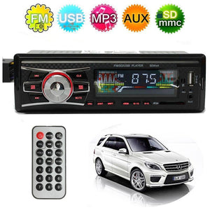 Planet Gates Car Electronics 12V Autoradio Audio Player 1 DIN Car Headunit Radio Kits Stereo FM Tuner AUX USB MP3 Player SD