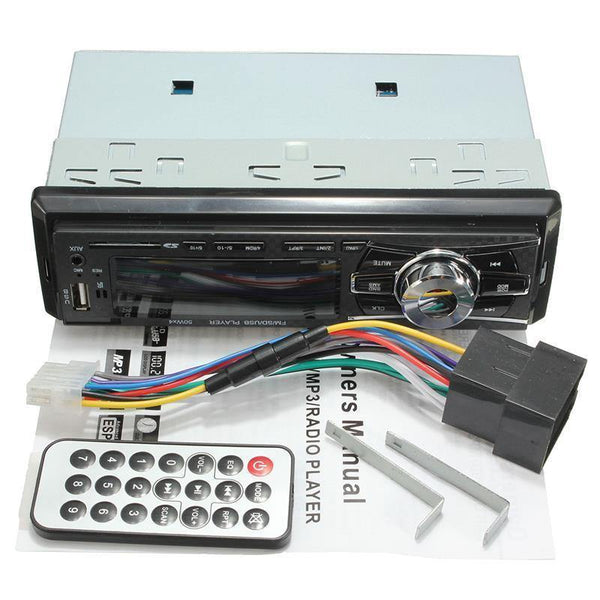 Planet Gates Car Electronics 12V Autoradio Audio Player 1 DIN Car Headunit Radio Kits Stereo FM Tuner AUX USB MP3 Player SD