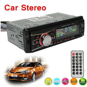 Planet Gates Car Electronics 12V Autoradio Audio Player 1 DIN Car Headunit Radio Kits Stereo FM Tuner AUX USB MP3 Player SD