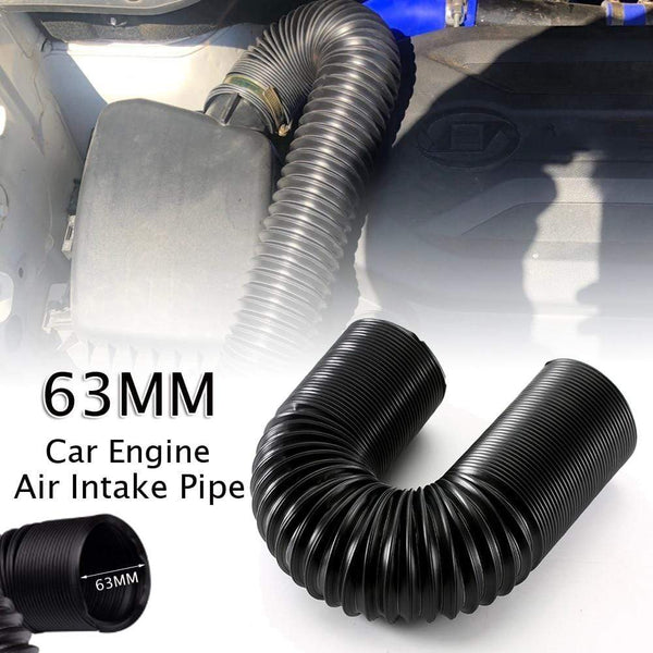Planet Gates Car Engine Flexible Air Hose Air Intake Pipe Inlet Hose Tube Car Air Filter Intake Cold Air Ducting Feed Hose Pipe Dropshipping