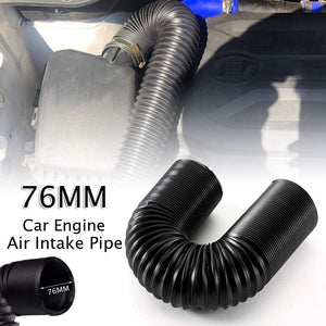 Planet Gates Car Engine Flexible Air Hose Air Intake Pipe Inlet Hose Tube Car Air Filter Intake Cold Air Ducting Feed Hose Pipe Dropshipping
