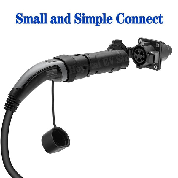 Planet Gates Car EV Charging Cable J1772 Type 2 Socket to Type 1 Inlet Ev Charger Electric Vehicle Adapter 32A 1P With Cable For Audi,BMW..