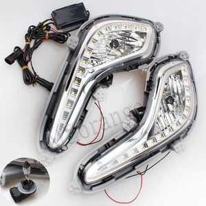 Planet Gates Car External Light Source Fit For Hyundai Accent Solaris Verna 2010-2013 Daytime Running Light Fog Light Signal DRL Xenon Lamp