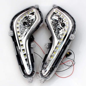 Planet Gates Car External Light Source Fit For Hyundai Accent Solaris Verna 2010-2013 Daytime Running Light Fog Light Signal DRL Xenon Lamp