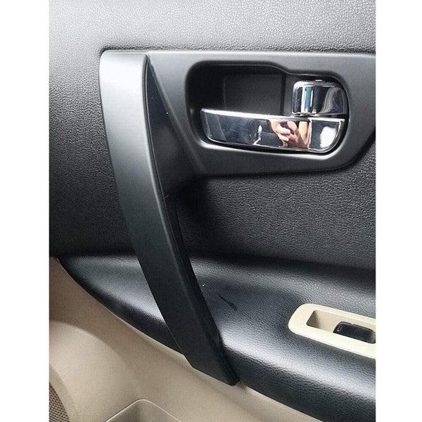 Planet Gates Car Front Inside Base Interior Door Handle Trim Cover For Nissan Qashqai J10 2007 2008 2009 2010 2011 2012 2013 2014 2015