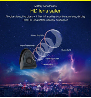 Planet Gates Car front view sign CCD reversing parking camera For Toyota Prado Highlander Land Camry installed in the car logo