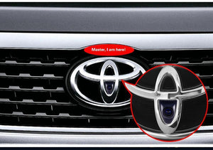 Planet Gates Car front view sign CCD reversing parking camera For Toyota Prado Highlander Land Camry installed in the car logo
