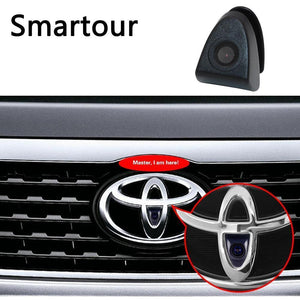 Planet Gates Car front view sign CCD reversing parking camera For Toyota Prado Highlander Land Camry installed in the car logo