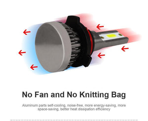 Planet Gates Car Headlight Bulb LED H7 H4 H11 H1 H8 H9 9005 9006 HB2 HB3 HB4 12V 55W 6000K Turbo Led Lamp Lights Auto Headlights Kit