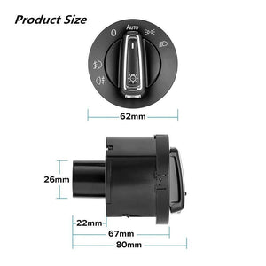 Planet Gates Car Headlight Fog Lamp Switch  Headlamp Switch Car Accessorie For Volkswagen Golf Mk4 Passat B5 Polo Car Styling