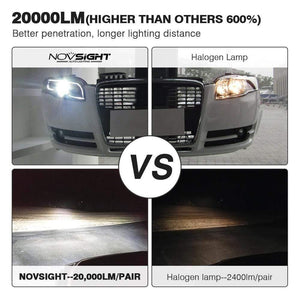Planet Gates Car Headlight H4 Hi/Lo Beam LED H7 H8 H9 H11 9005/HB3 9006/HB4 100W 20000LM 6000K Auto Headlamp Fog Light Bulbs