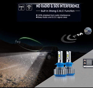 Planet Gates Car Headlight H7 H4 LED H8/H11 HB3/9005 HB4/9006 H1 H3 9012 H13 9004 9007 70W 7000lm Auto Bulb Headlamp 6000K Light