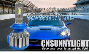 Planet Gates Car Headlight H7 H4 LED H8/H11 HB3/9005 HB4/9006 H1 H3 9012 H13 9004 9007 70W 7000lm Auto Bulb Headlamp 6000K Light