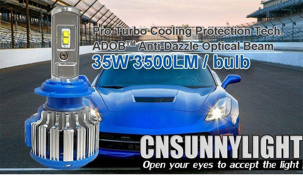 Planet Gates Car Headlight H7 H4 LED H8/H11 HB3/9005 HB4/9006 H1 H3 9012 H13 9004 9007 70W 7000lm Auto Bulb Headlamp 6000K Light