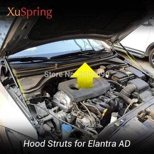 Planet Gates Car Hood Cover Support Lifter Shock Bracket Strut Bars Rod for Hyundai Elantra AD 2015-2019 Avante Super Elantra Car-styling