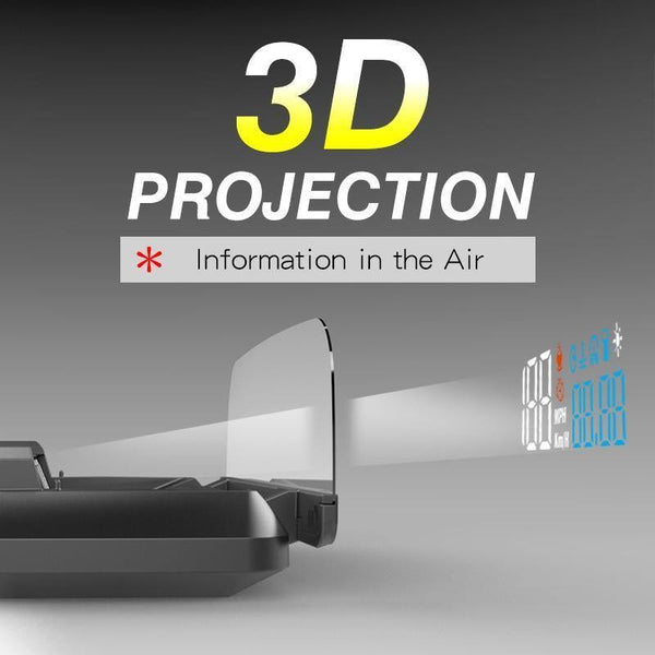 Planet Gates Car HUD OBD2 II EU OBD Head Up Display  Overspeed Warning System Projector Windshield Auto Electronic Voltage Alarm