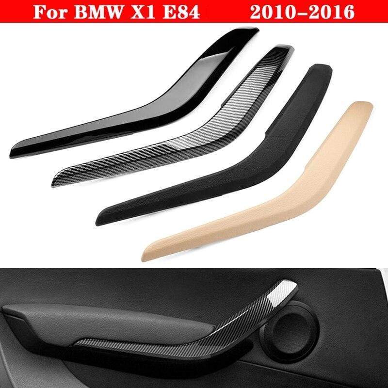 Planet Gates Car Inner door Panel handle Cover For BMW X1 E84 2010-2016 Auto Left Right Interior Door Armrest Pull Trim Cover Beige Black