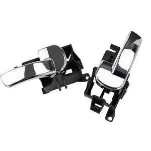 Planet Gates Car Inner Interior Door Handle Knob Lock Cover Front Rear Left Right For Nissan Navara D40 Pathfinder R51 806714X02B 806704X02B