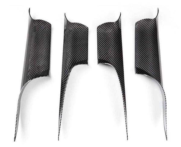 Planet Gates Car Interior Door Handles Front Rear Left Right Inner Doors Panel Handle Bar Pull Carrier Trim Cover for BMW 7-Series F01 F02