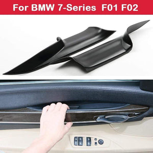 Planet Gates Car Interior Door Handles Front Rear Left Right Inner Doors Panel Handle Bar Pull Carrier Trim Cover for BMW 7-Series F01 F02