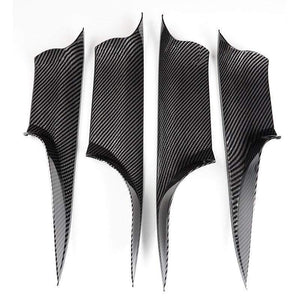 Planet Gates Car Interior Door Handles Front Rear Left Right Inner Doors Panel Handle Bar Pull Carrier Trim Cover for BMW 7-Series F01 F02