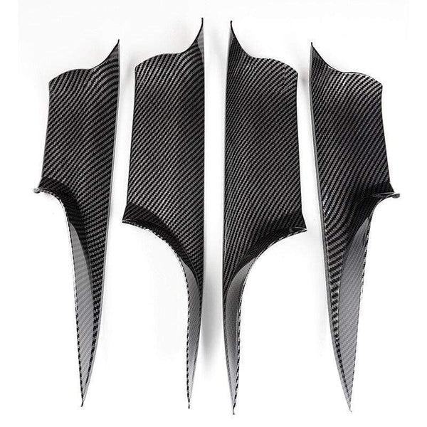 Planet Gates Car Interior Door Handles Front Rear Left Right Inner Doors Panel Handle Bar Pull Carrier Trim Cover for BMW 7-Series F01 F02