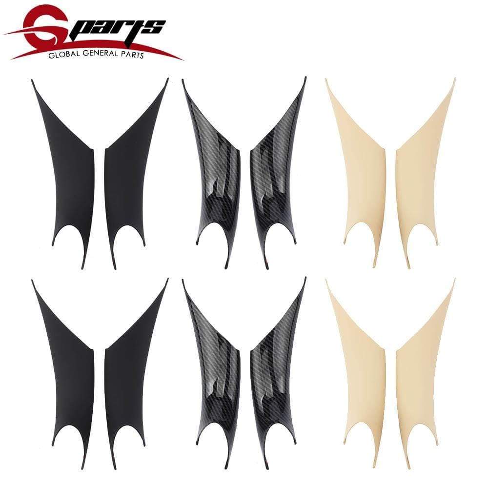 Planet Gates Car Interior Door Panel Grab Handle Covers Armrest Protective Trim Car Styling for BMW 3 4 Series 2012-2018 F30 F35 Carbon Fiber
