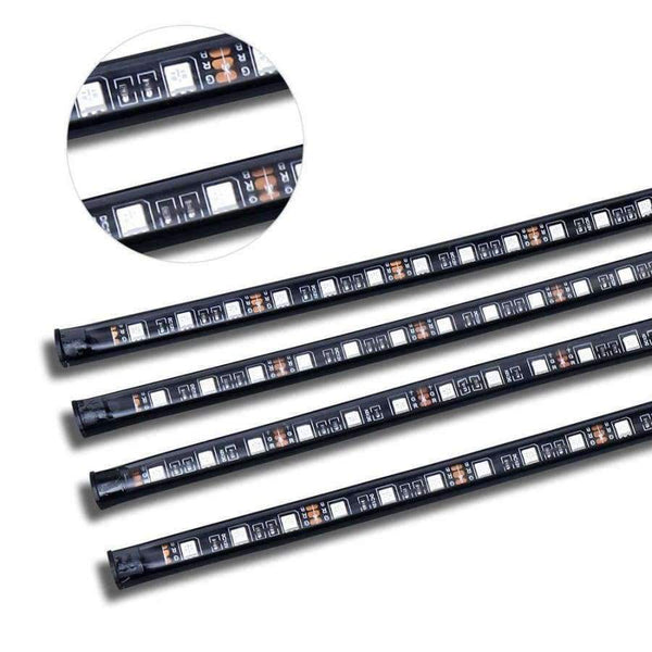 Planet Gates Car Interior Floor Atmosphere Remote/App/Voice Control RGB LED DRL Strip Light Wireless Lamp Foot Decoration Cigarette Light 12V