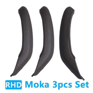 Planet Gates Car Interior Passenger Door Left Right Pull Handle Leather Cover Replacement For BMW X3 X4 F25 F26 2010-2016