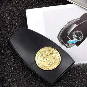 Planet Gates Car Key Metal Badge Cover Accessories For Mercedes Benz Key Shell Case AMG W204 W212 W218 W221 Auto Remote Apple Tree Rear Cover