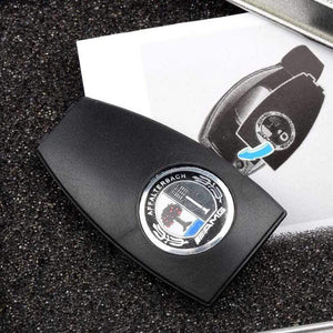 Planet Gates Car Key Metal Badge Cover Accessories For Mercedes Benz Key Shell Case AMG W204 W212 W218 W221 Auto Remote Apple Tree Rear Cover
