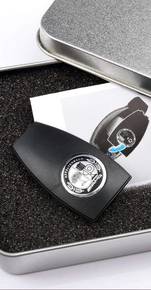 Planet Gates Car Key Metal Badge Cover Accessories For Mercedes Benz Key Shell Case AMG W204 W212 W218 W221 Auto Remote Apple Tree Rear Cover