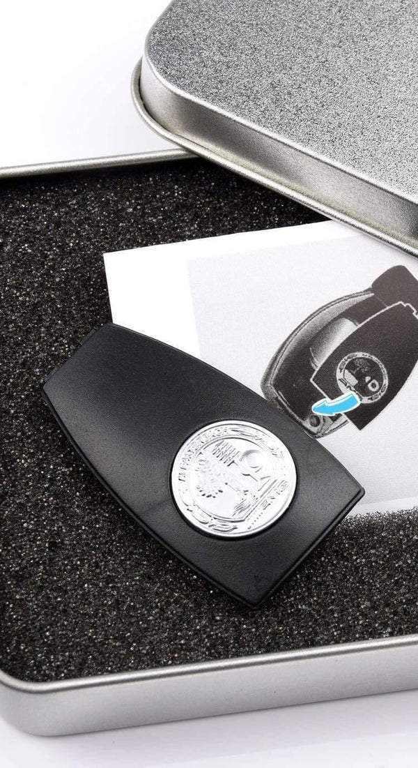 Planet Gates Car Key Metal Badge Cover Accessories For Mercedes Benz Key Shell Case AMG W204 W212 W218 W221 Auto Remote Apple Tree Rear Cover