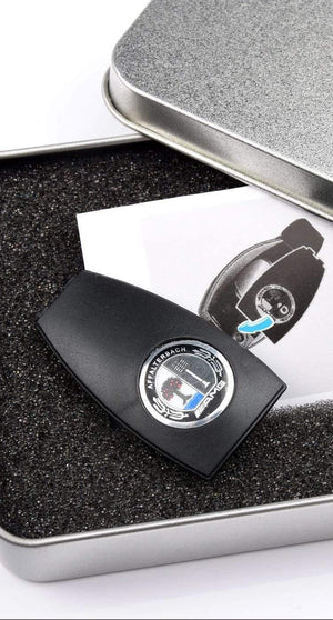 Planet Gates Car Key Metal Badge Cover Accessories For Mercedes Benz Key Shell Case AMG W204 W212 W218 W221 Auto Remote Apple Tree Rear Cover