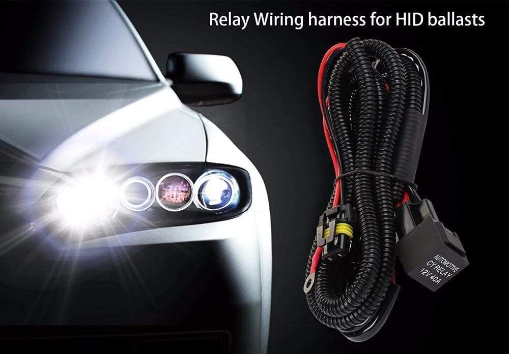 Planet Gates Car kit xenon HID wire harenss H1 H3 9005 9006 HB3 HB4 880 H11 H7 HID Relay Harness wiring kit motorcycle 12V 35W/55W