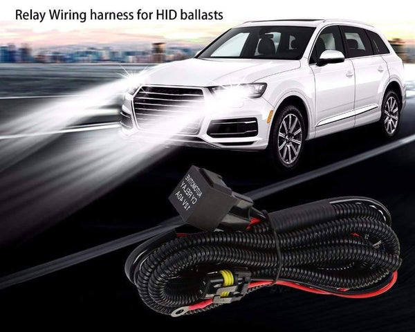 Planet Gates Car kit xenon HID wire harenss H1 H3 9005 9006 HB3 HB4 880 H11 H7 HID Relay Harness wiring kit motorcycle 12V 35W/55W