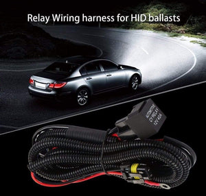 Planet Gates Car kit xenon HID wire harenss H1 H3 9005 9006 HB3 HB4 880 H11 H7 HID Relay Harness wiring kit motorcycle 12V 35W/55W