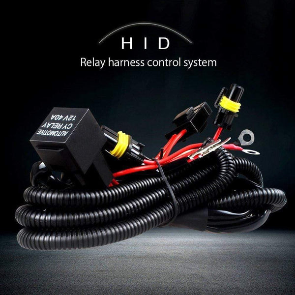 Planet Gates Car kit xenon HID wire harenss H1 H3 9005 9006 HB3 HB4 880 H11 H7 HID Relay Harness wiring kit motorcycle 12V 35W/55W