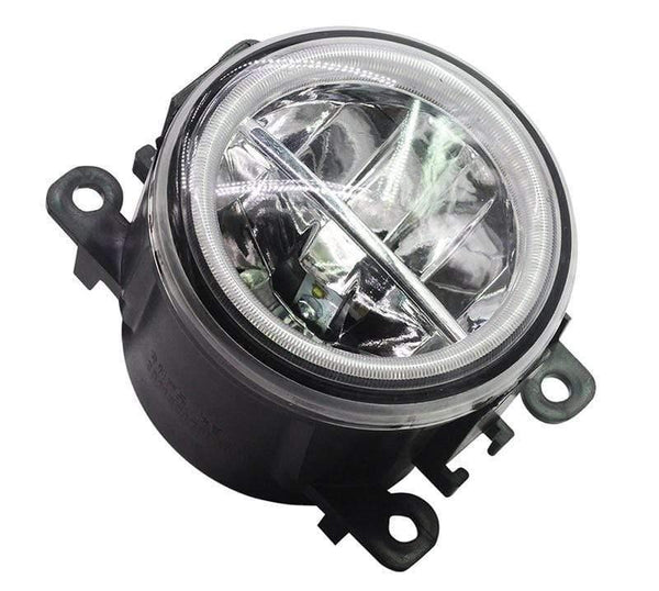 Planet Gates Car LED Fog Light + Angel Eye DRL Daytime Running Light 4000LM 12V For Subaru Forester 2013 2014 2015 2016 2017 2018