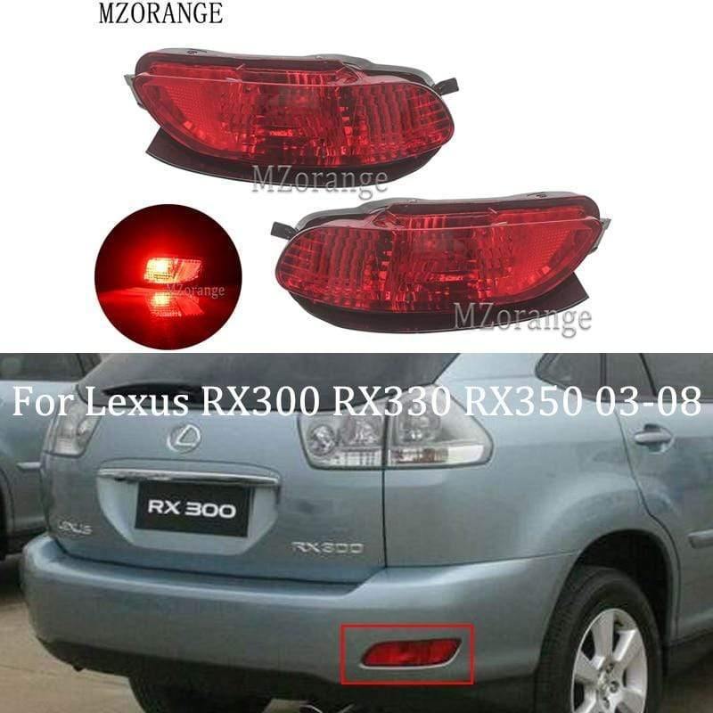 Planet Gates Car LED Rear Bumper Lights Brake Tail Reflector Fog Light Fog Lamp Turn Signals For Lexus RX300 RX330 RX350 2003-2008
