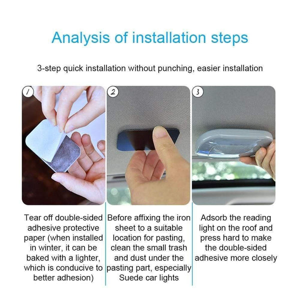 Planet Gates Car LED USB Charging Magnet Auto Trunk Day Dome Luggage Lights Compartment Reading Interior Lamp Universal 1Pcs